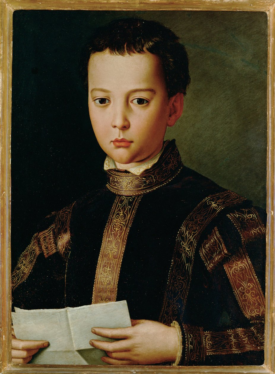 Großherzog Francesco I Medici als Junge von Agnolo di Cosimo Bronzino
