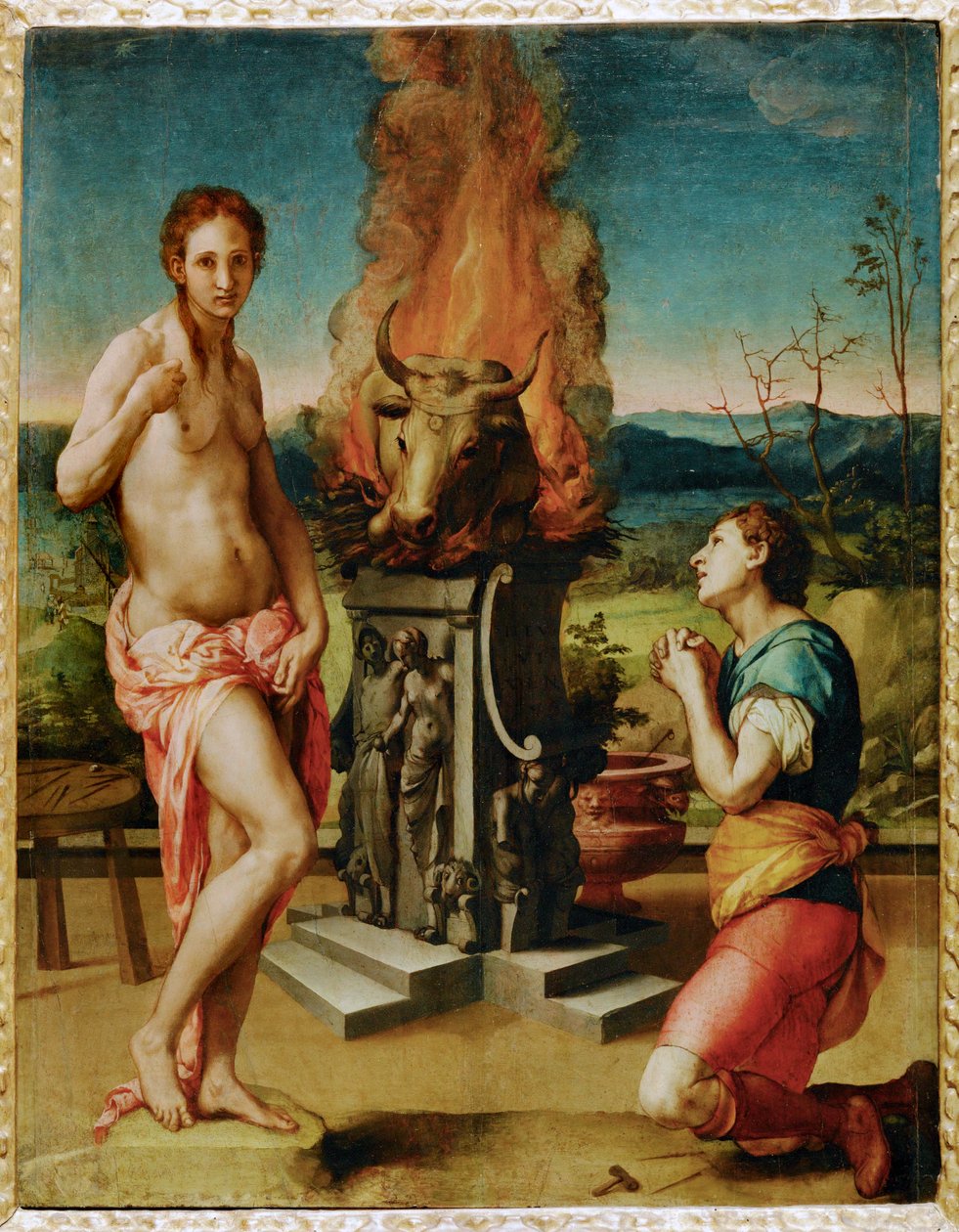 Pygmalion und Galatea von Agnolo di Cosimo Bronzino