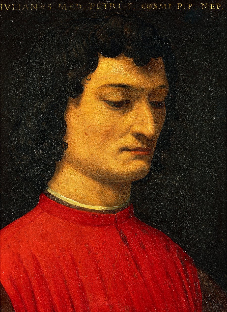 Porträt von Giuliano de Medici von Agnolo Bronzino