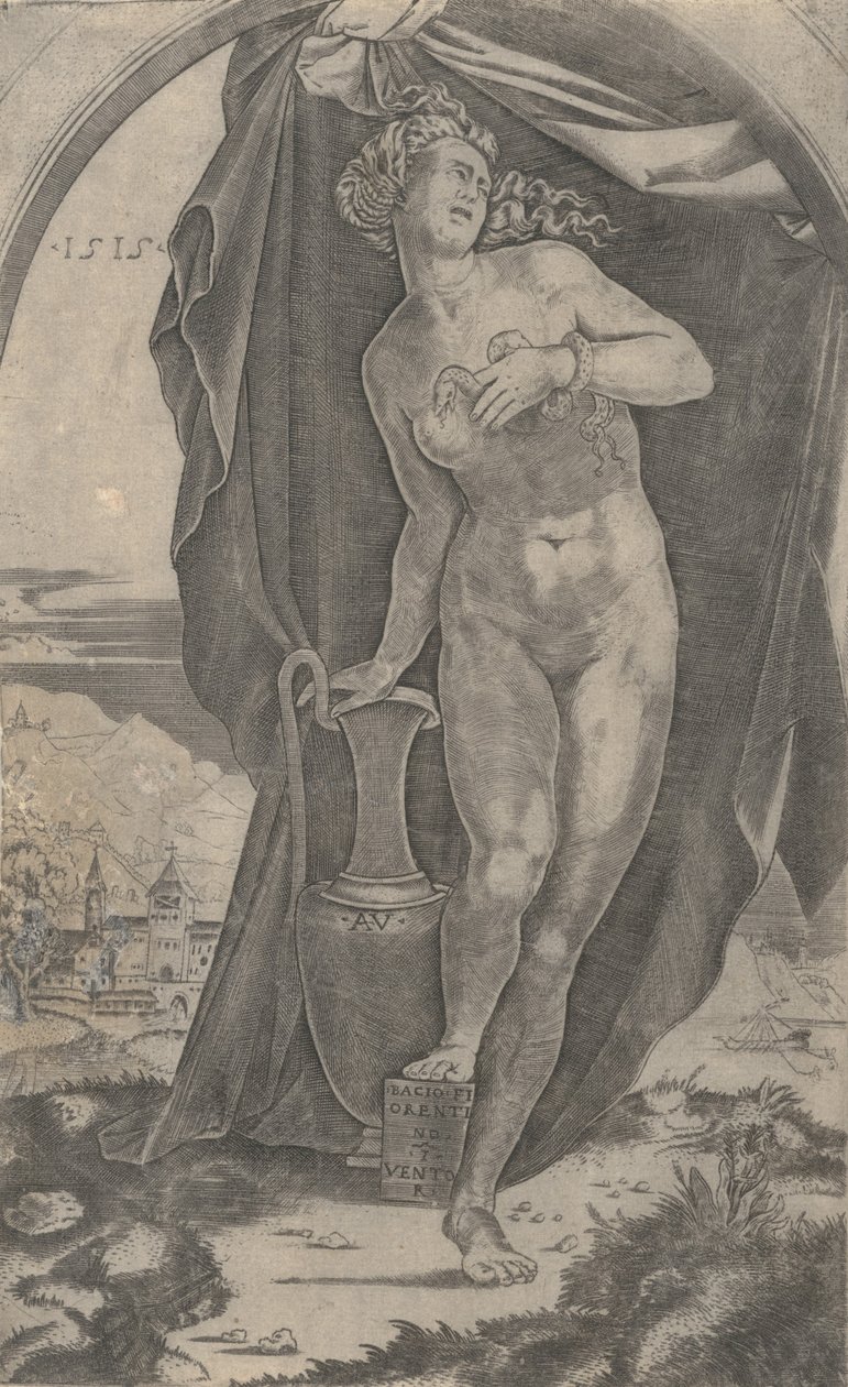 Kleopatra, datiert 1515 von Agostino Veneziano