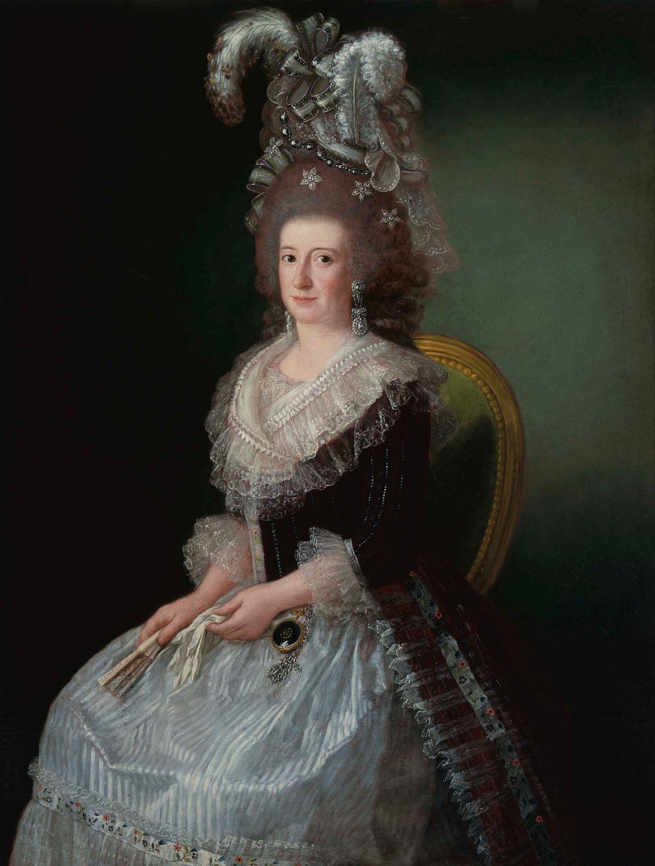 Porträt von María Josefa Piscatori, Marquesa de San Andrés (1757-1807), Ehefrau von Pedro López de Lerena von Agustín Esteve