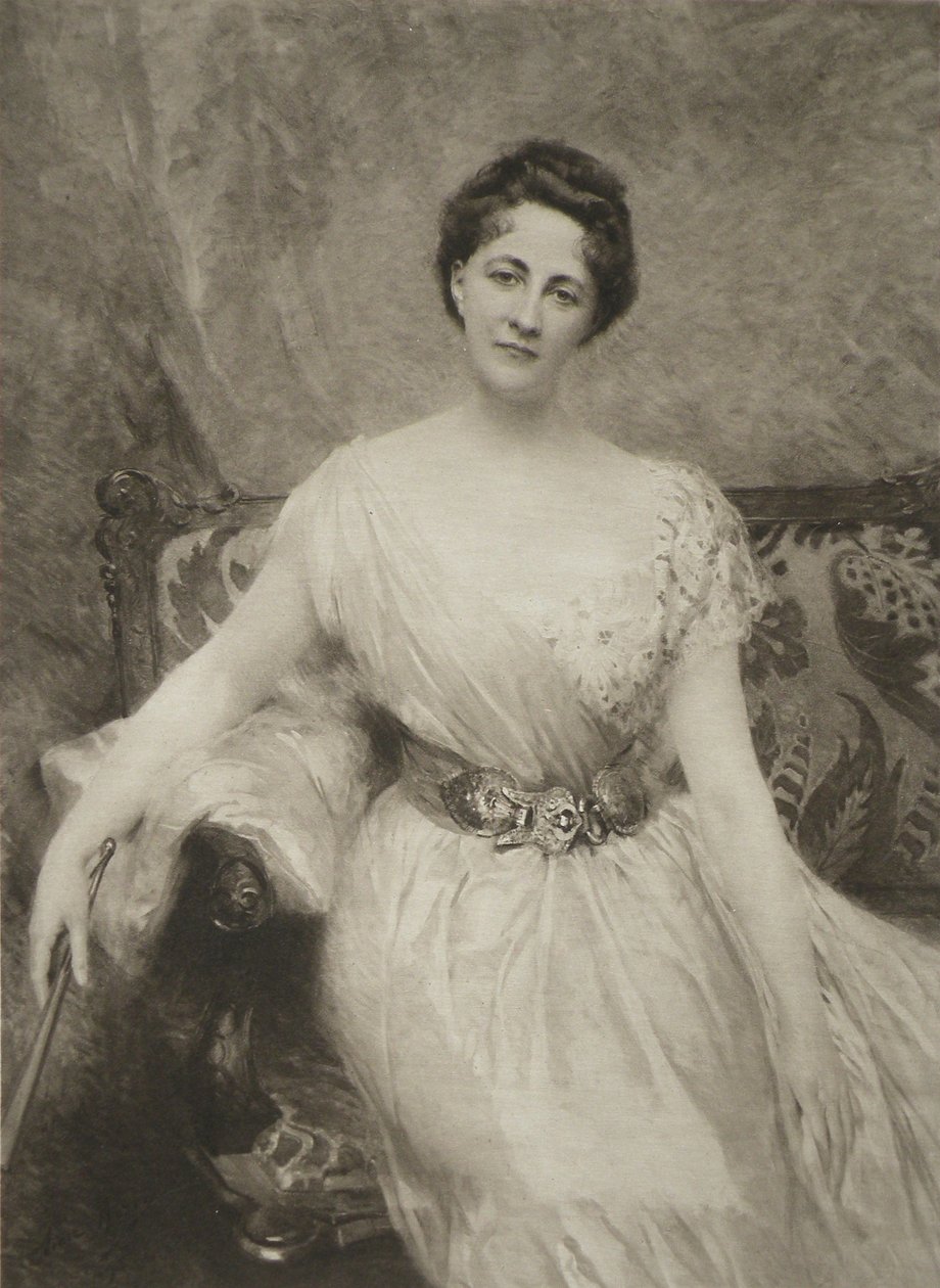 Moreau-vauthier 1906 Tafel 32 aime morot madame archdeacon boisseaux 1895 von Aimé Nicolas Morot