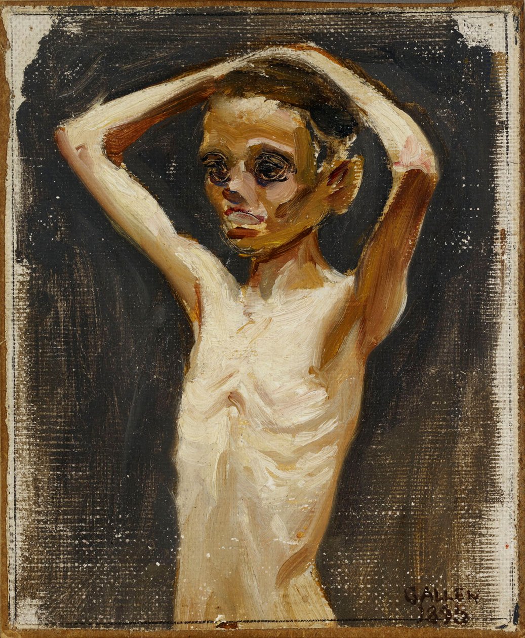 Mädchen vom Jaskala-Hof von Akseli Gallen-Kallela