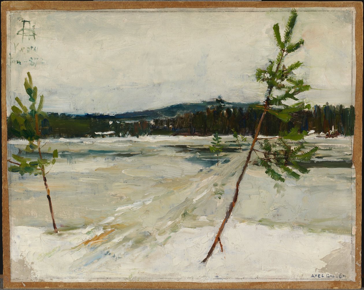 Pfad auf dem Eis von Akseli Gallen-Kallela