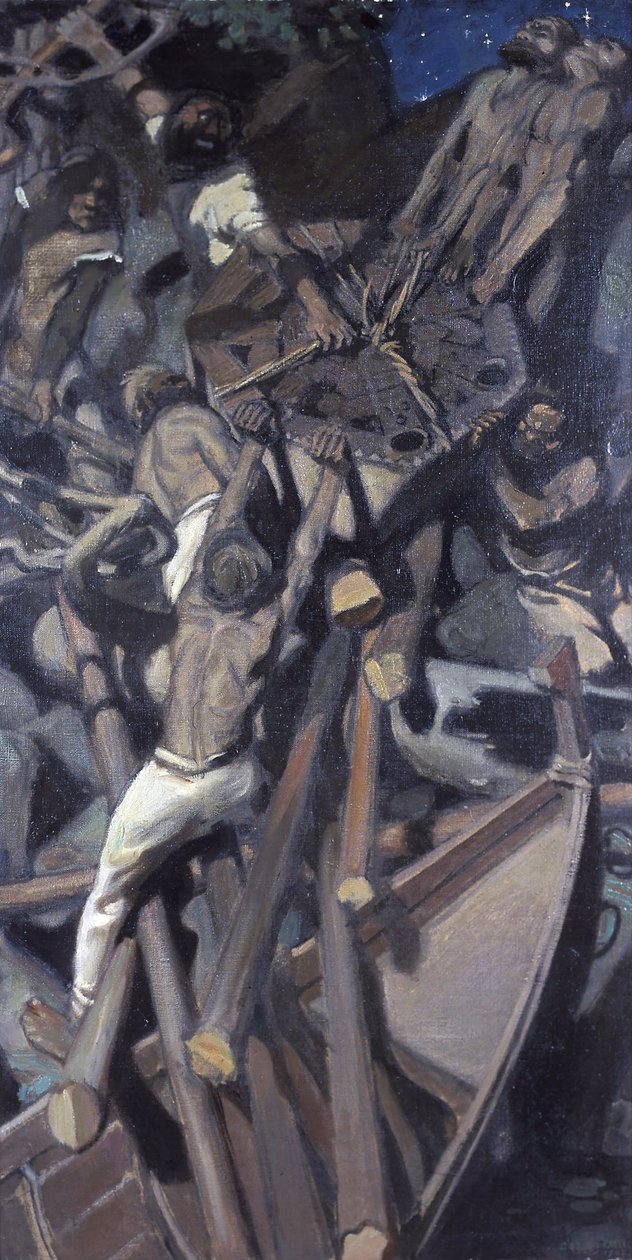 Die Entführung des Sampo von Akseli Valdemar Gallen Kallela