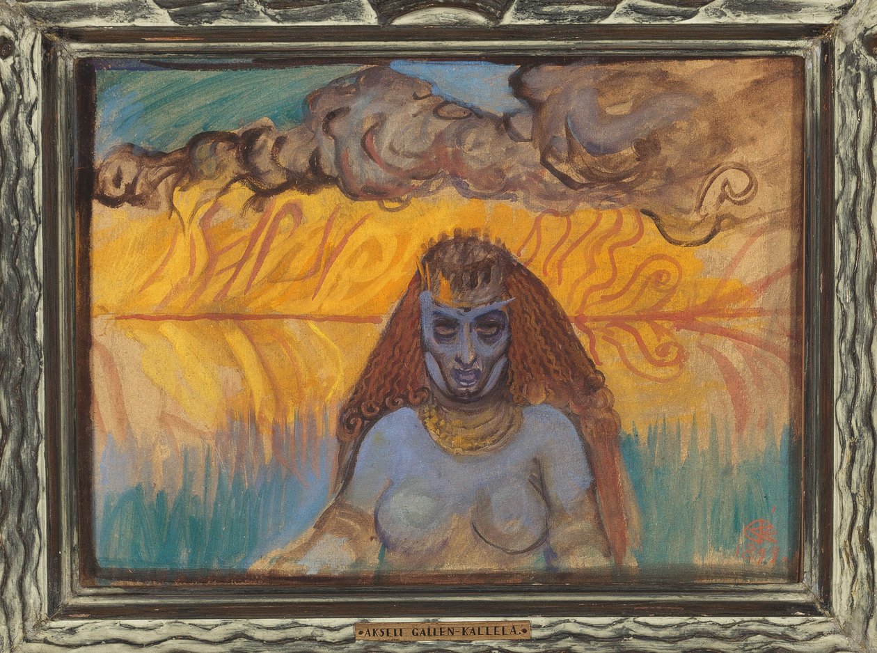 Die babylonische Frau von Akseli Valdemar Gallen Kallela