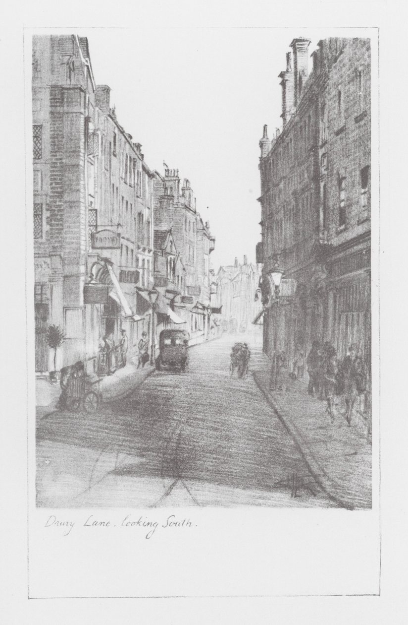 London Lanes: Drury Lane, Blick nach Süden von Alan Stapleton