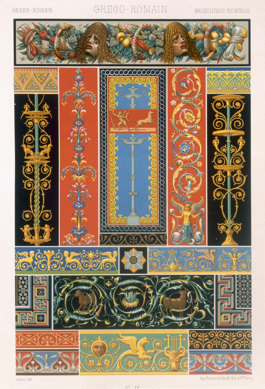 Griechisch-römischer Stil, Tafel IX aus 
