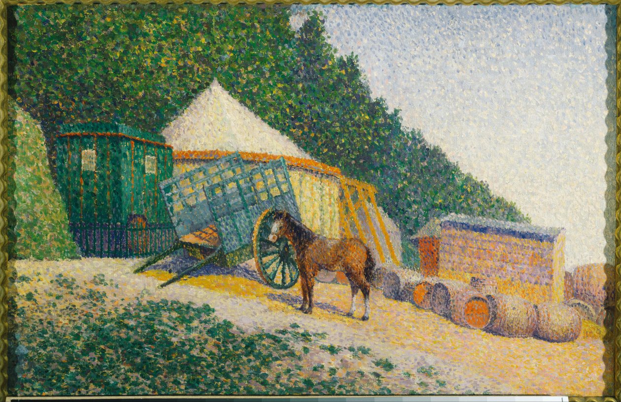 Kleines Zirkuslager von Albert Dubois Pillet