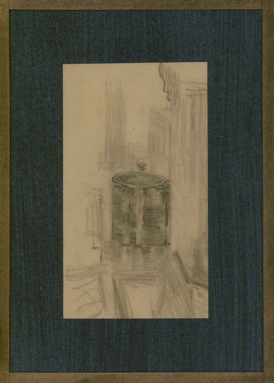Stillleben mit Keksdose, ca. 1890 von Albert de Belleroche