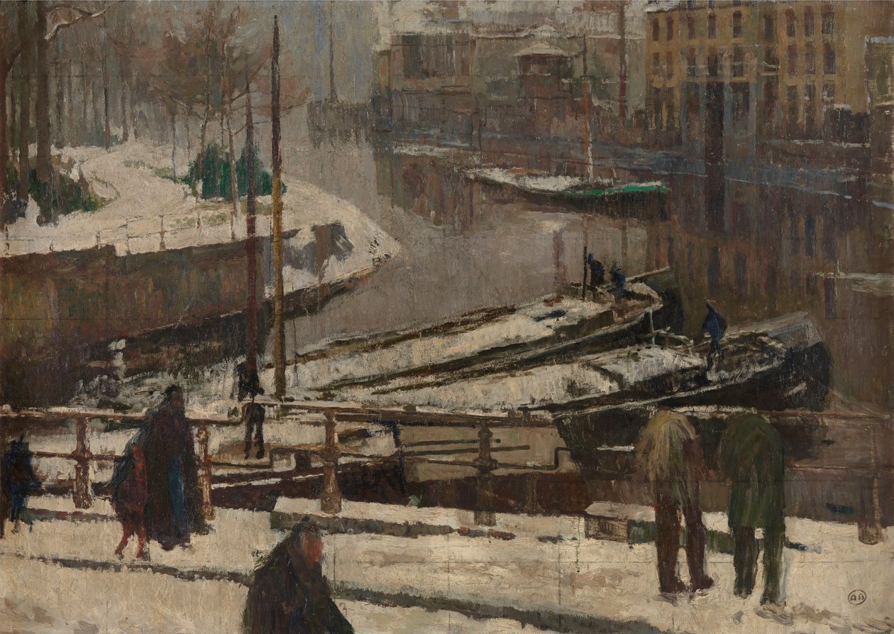 Das Tauwetter in Gent von Albert Baertsoen