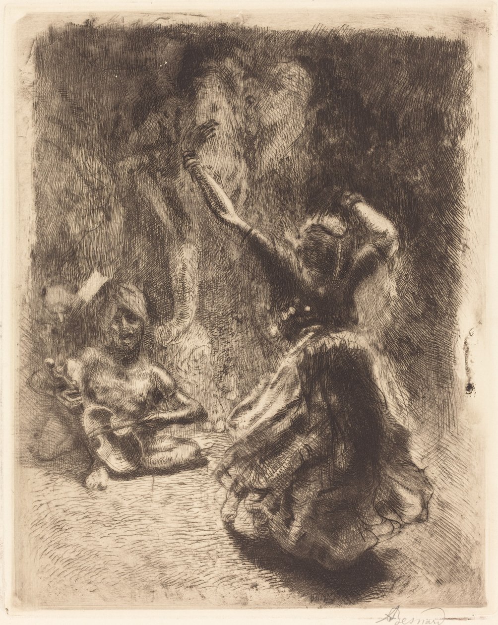 Die Tänzerin von Tanjore von Albert Besnard