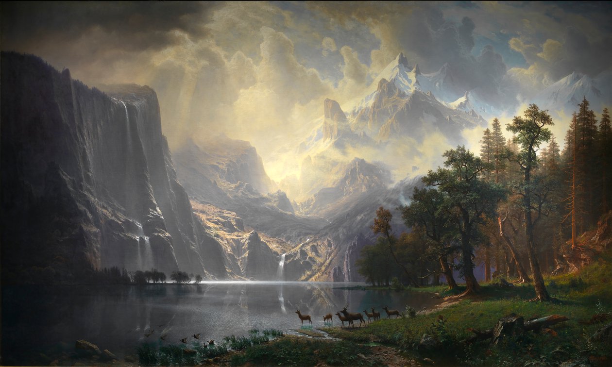 Unter den Sierra Nevada, Kalifornien von Albert Bierstadt