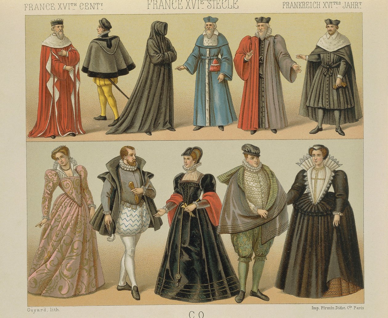 Le Costume Historique (Die vollständige Kostümgeschichte), Band IV von Albert Charles August Racinet