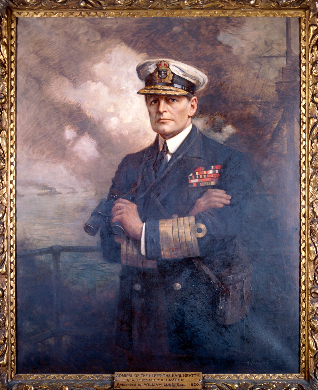Admiral der Flotte, der Earl Beatty, 1920 von Albert Chevallier Tayler