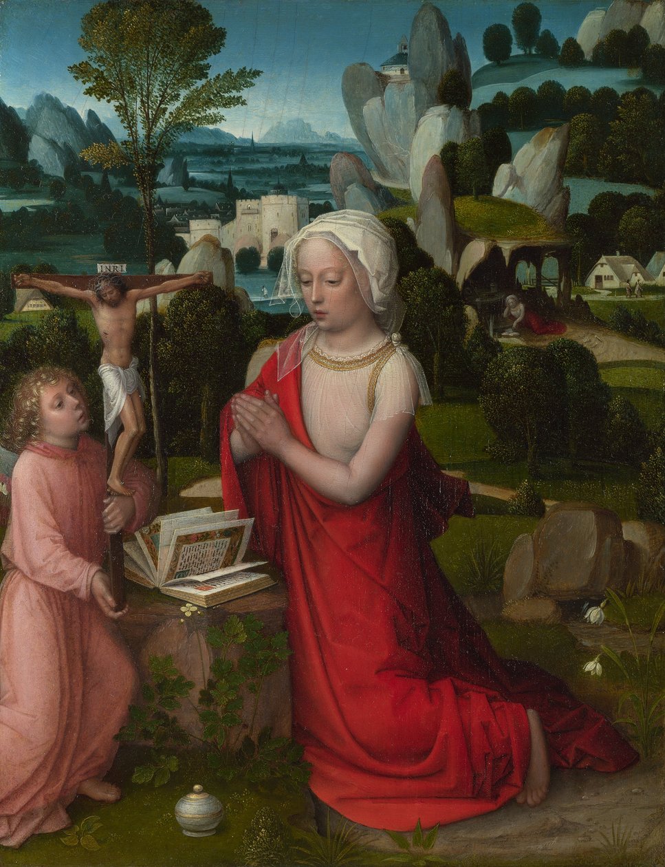 Die Magdalena in einer Landschaft von Albert Cornelis