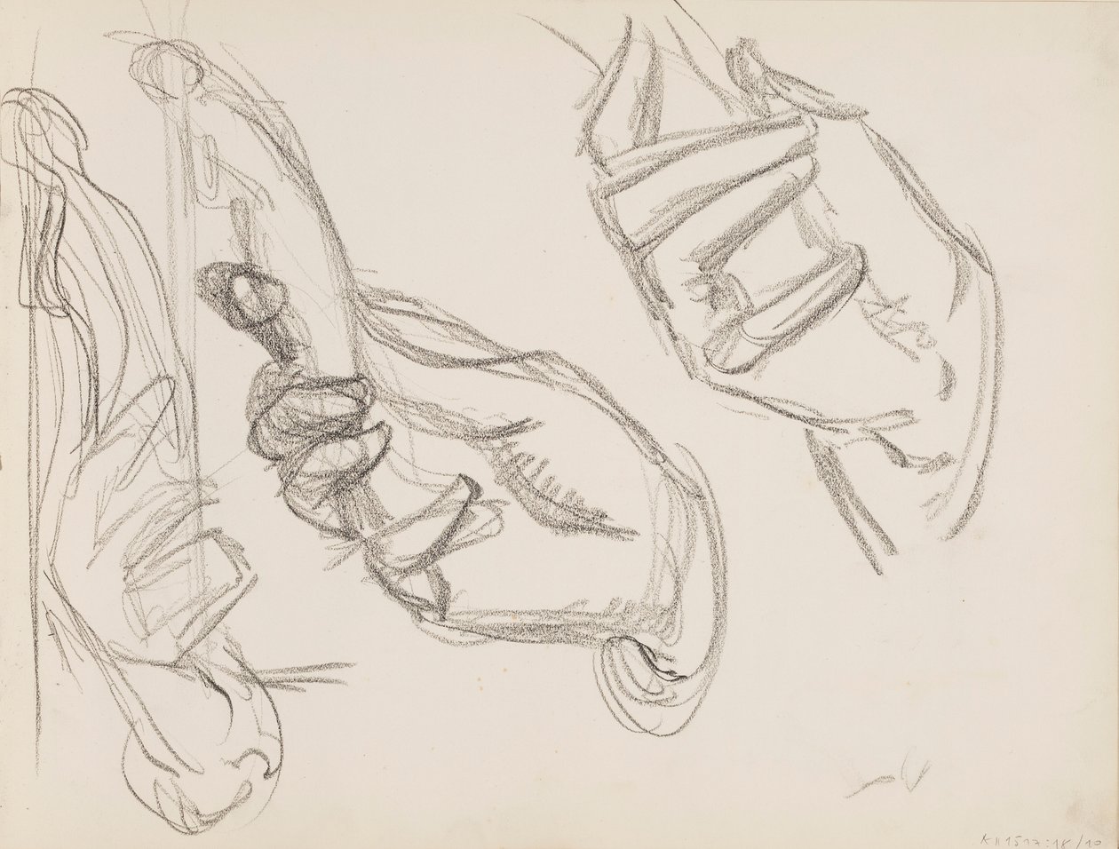 Hand, die eine Meerjungfrau hält von Albert Edelfelt