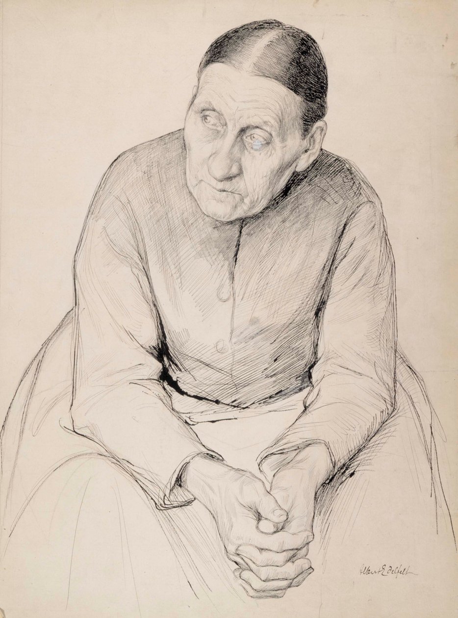 Alte Bäuerin von Albert Edelfelt