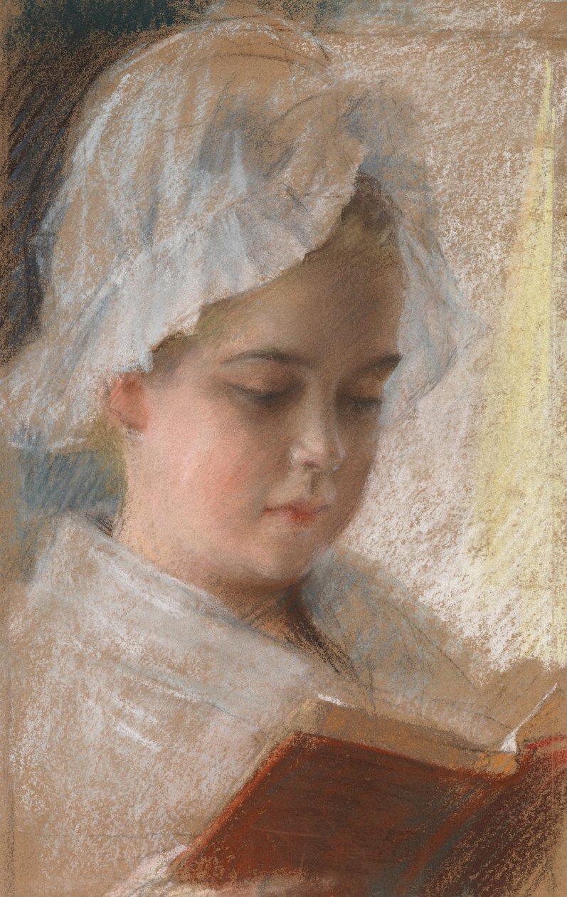 Porträt von Berta Edelfelt, Studie von Albert Edelfelt