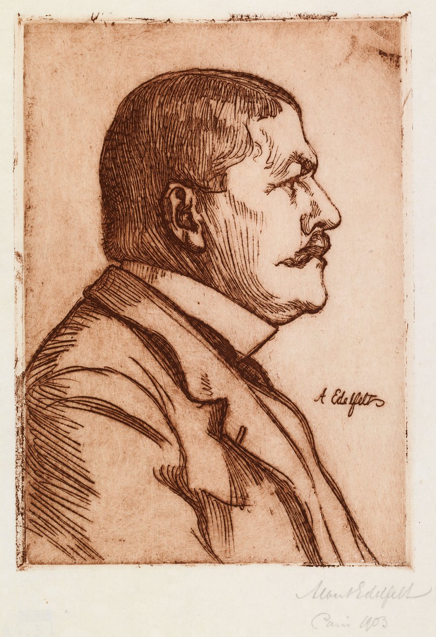 Minister Jean-Baptiste Pasteurin Porträt von Albert Edelfelt