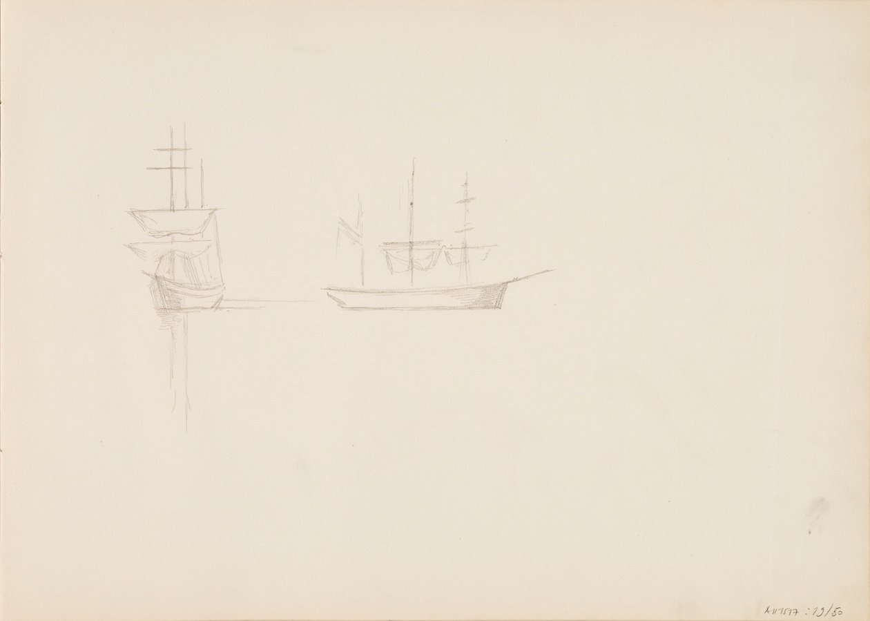 Segelschiffe von Albert Edelfelt