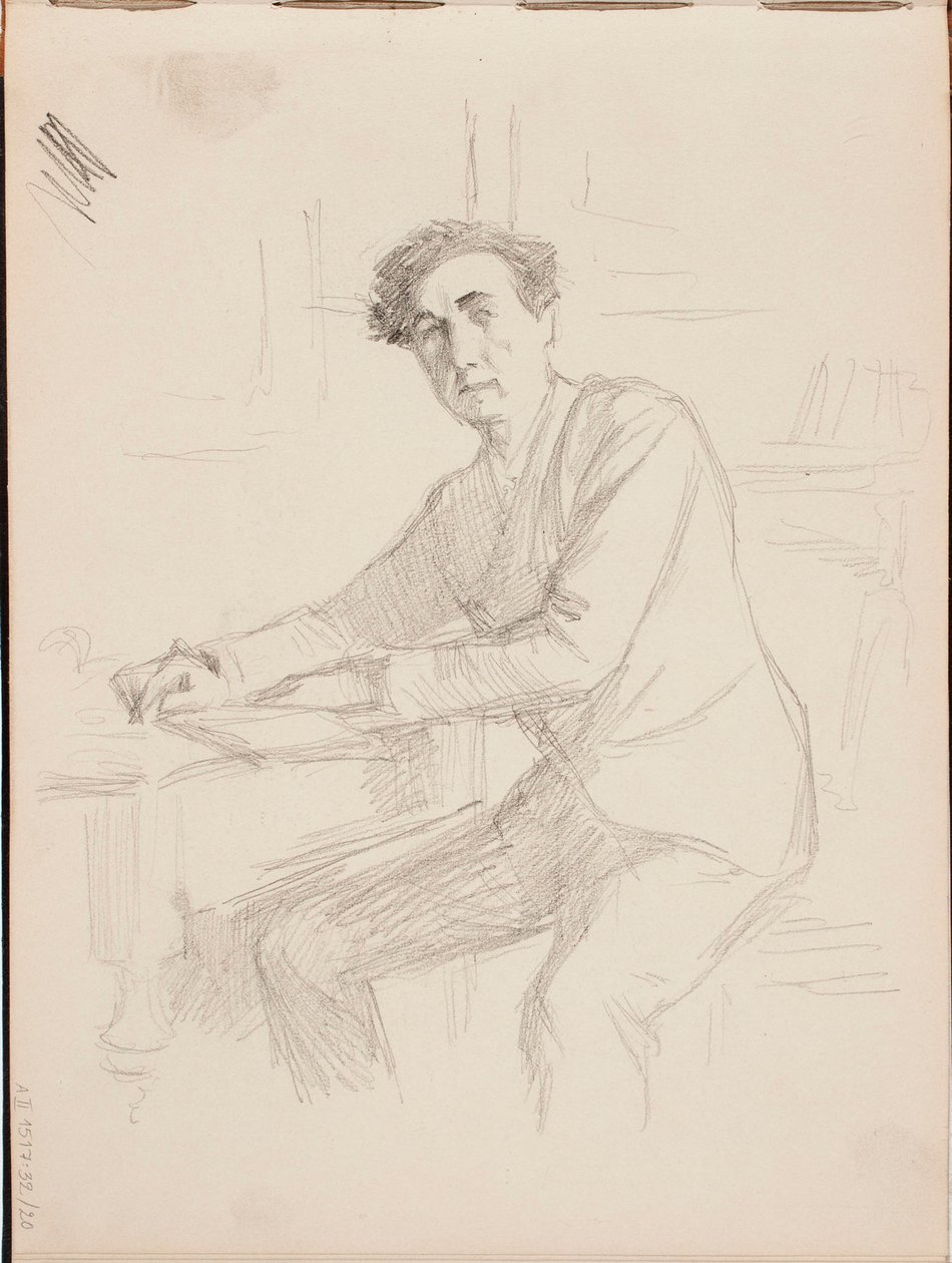 Ohne Titel von Albert Edelfelt