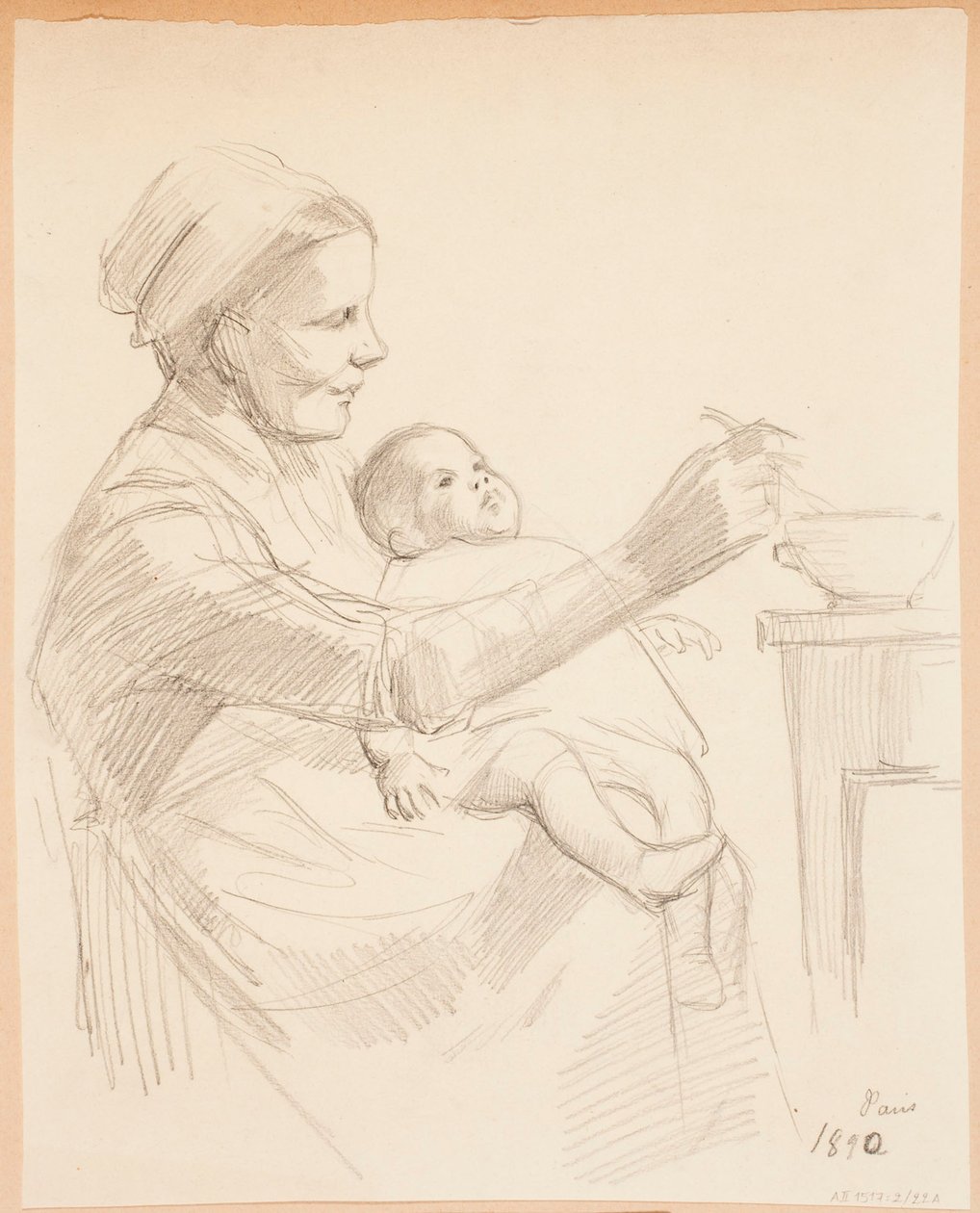 Ohne Titel von Albert Edelfelt