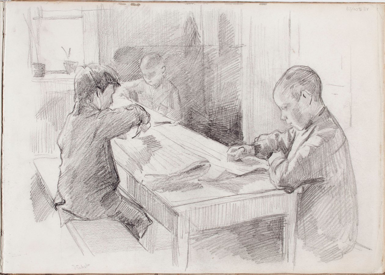Ohne Titel von Albert Edelfelt