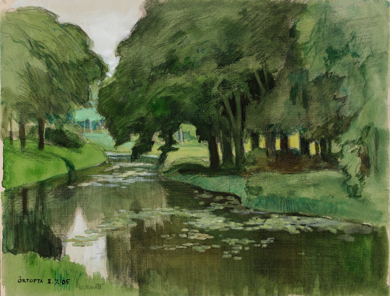 Ohne Titel von Albert Edelfelt