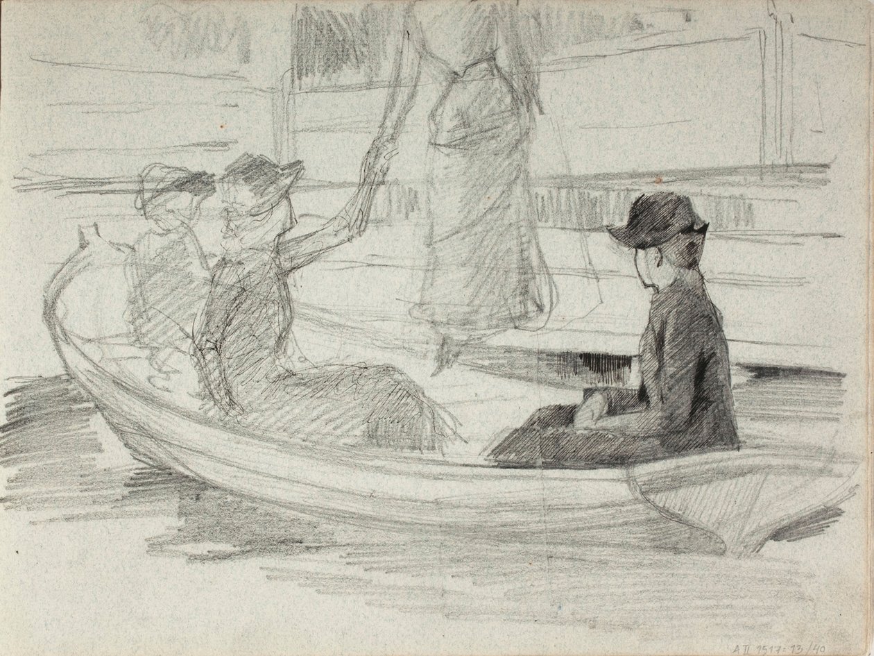 Ohne Titel von Albert Edelfelt
