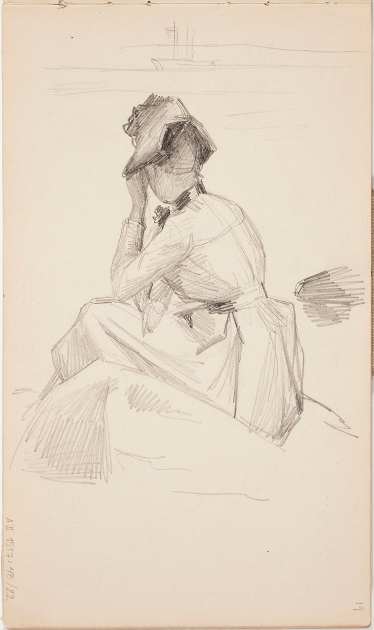 Ohne Titel von Albert Edelfelt