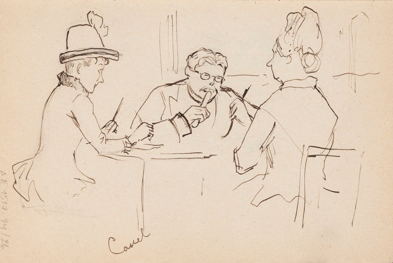 Ohne Titel von Albert Edelfelt