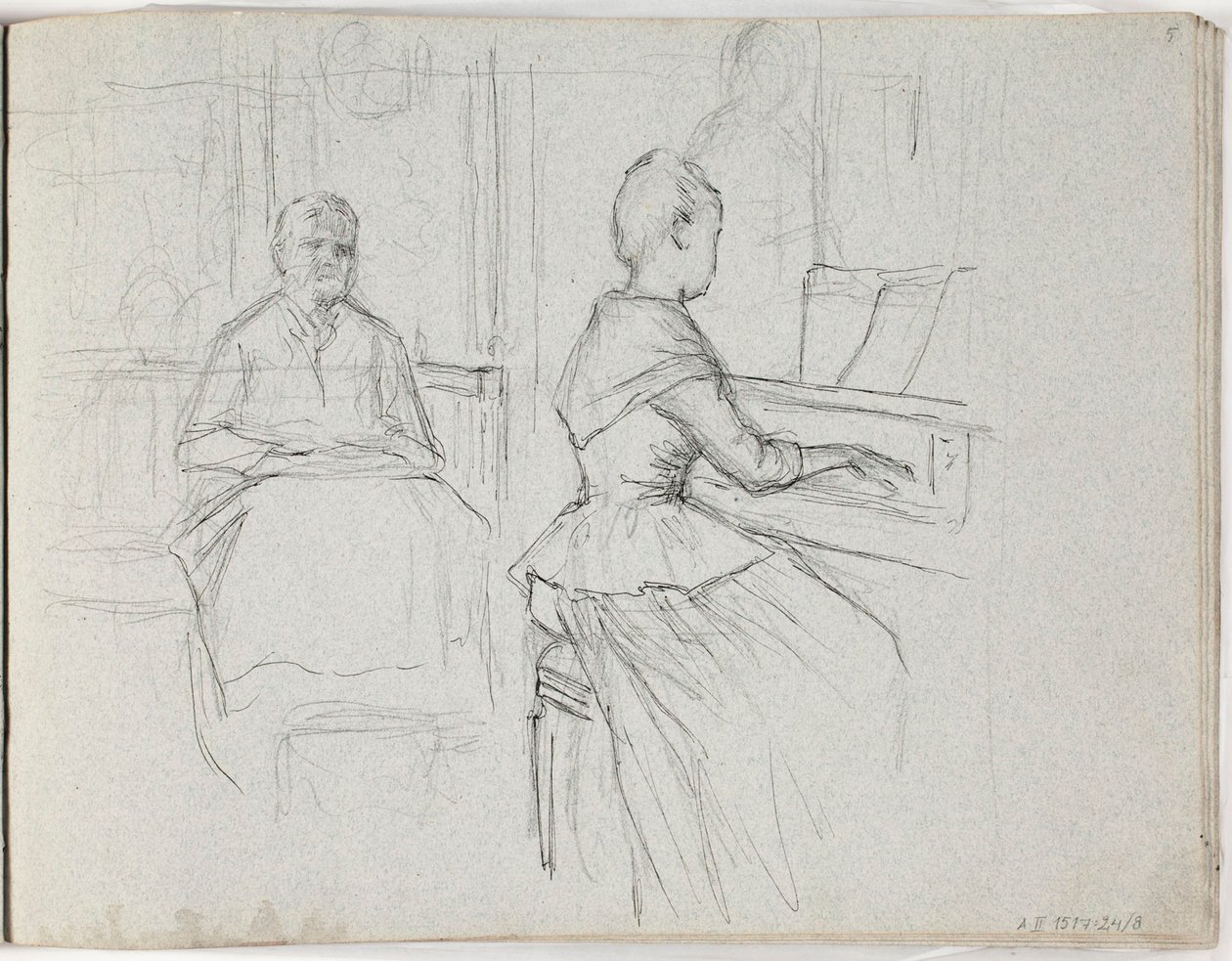 Ohne Titel von Albert Edelfelt