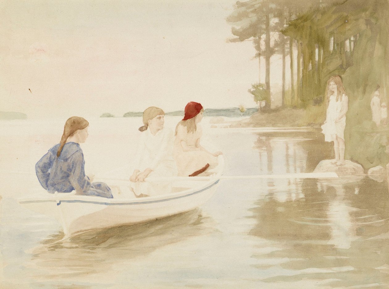 Ohne Titel von Albert Edelfelt