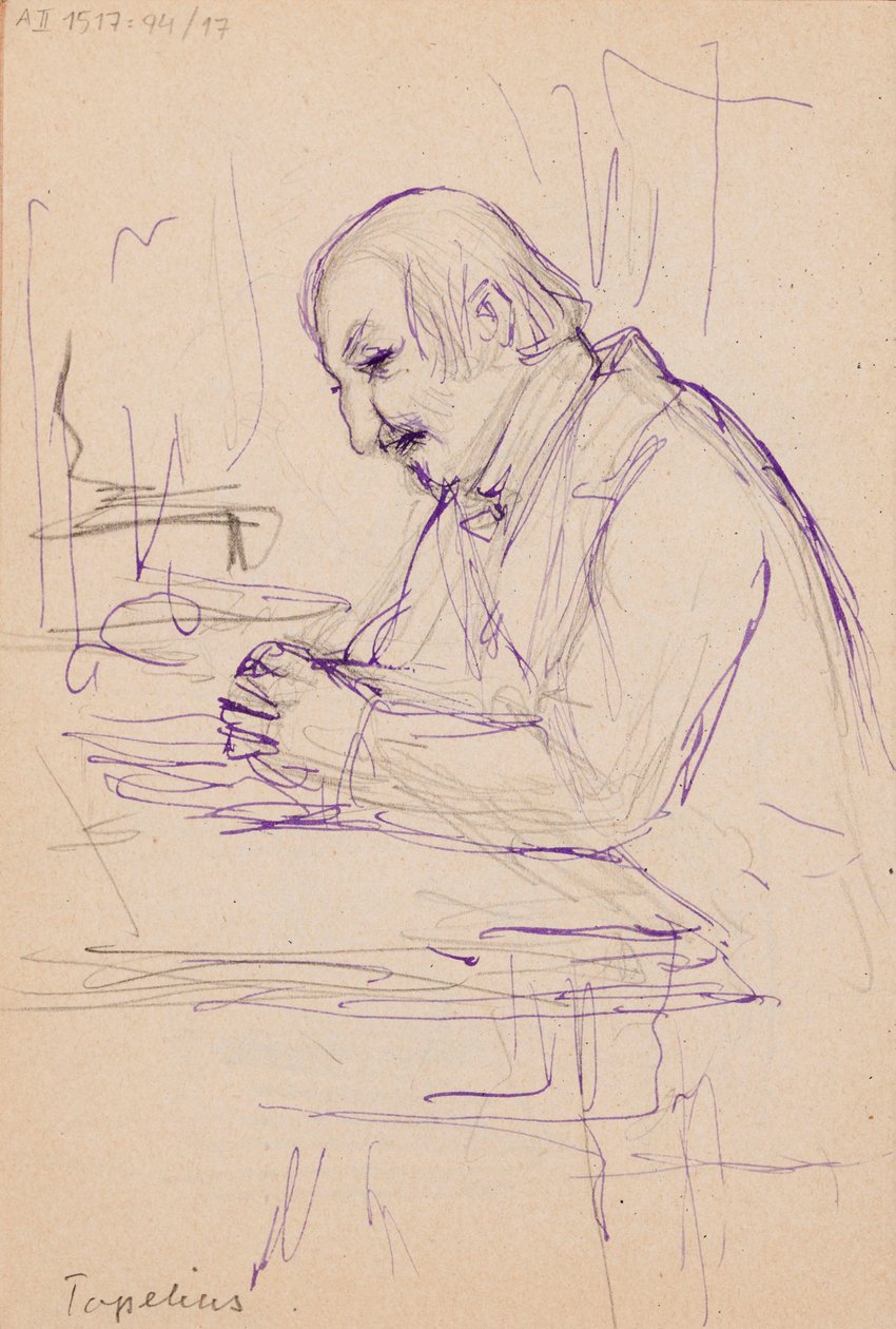 Ohne Titel von Albert Edelfelt