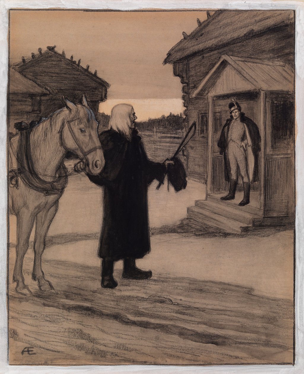 Ohne Titel von Albert Edelfelt