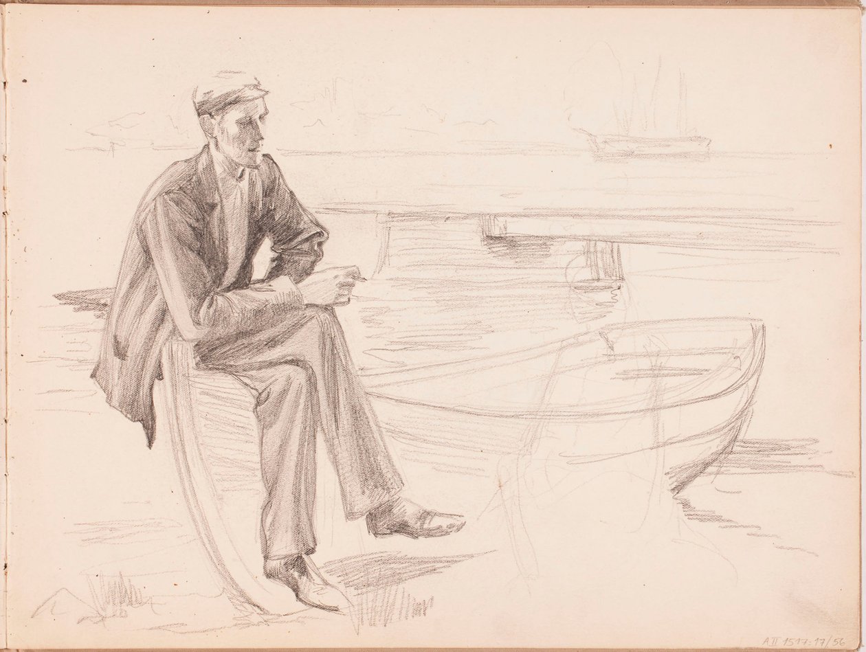Ohne Titel von Albert Edelfelt