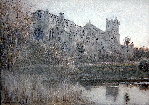 Christchurch, Hampshire von Albert Goodwin