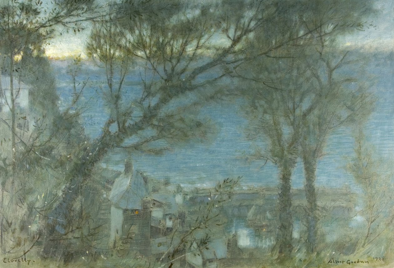 Clovelly von Albert Goodwin