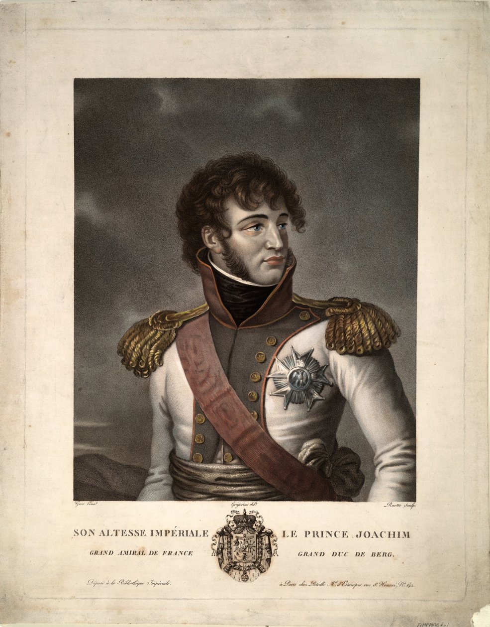 Porträt von Joachim Murat, ca. 1806 von Albert Gregorius