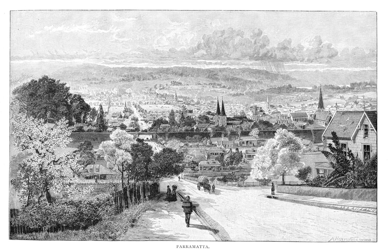 Parramatta, New South Wales, Australien, 1886 von Albert Henry Fullwood