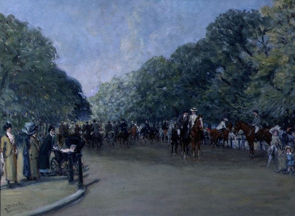 Rotten Row, Hyde Park von Albert Jnr. Ludovici