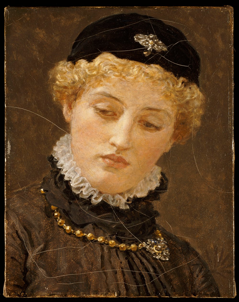 Ellen Terry als Portia in "Der Kaufmann von Venedig", ca. 1885 von Albert Joseph Moore