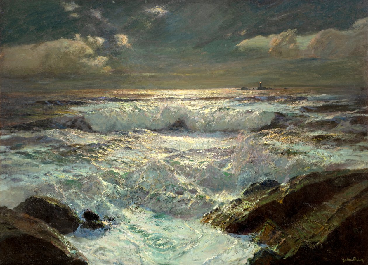 Das Longships-Licht von Albert Julius Olsson