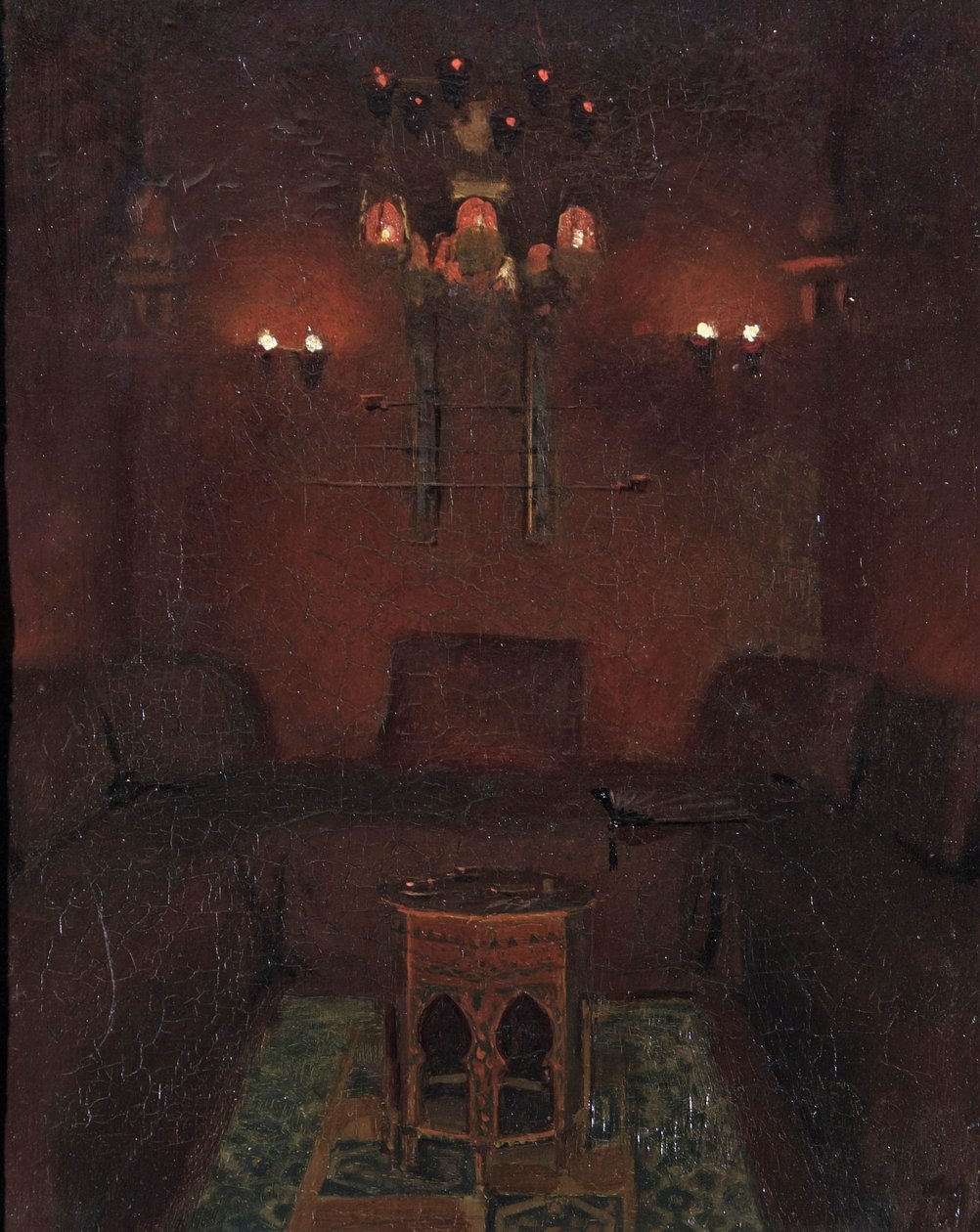 Inneres der Kapelle von Sir Richard Burton, 1889 von Albert Letchford