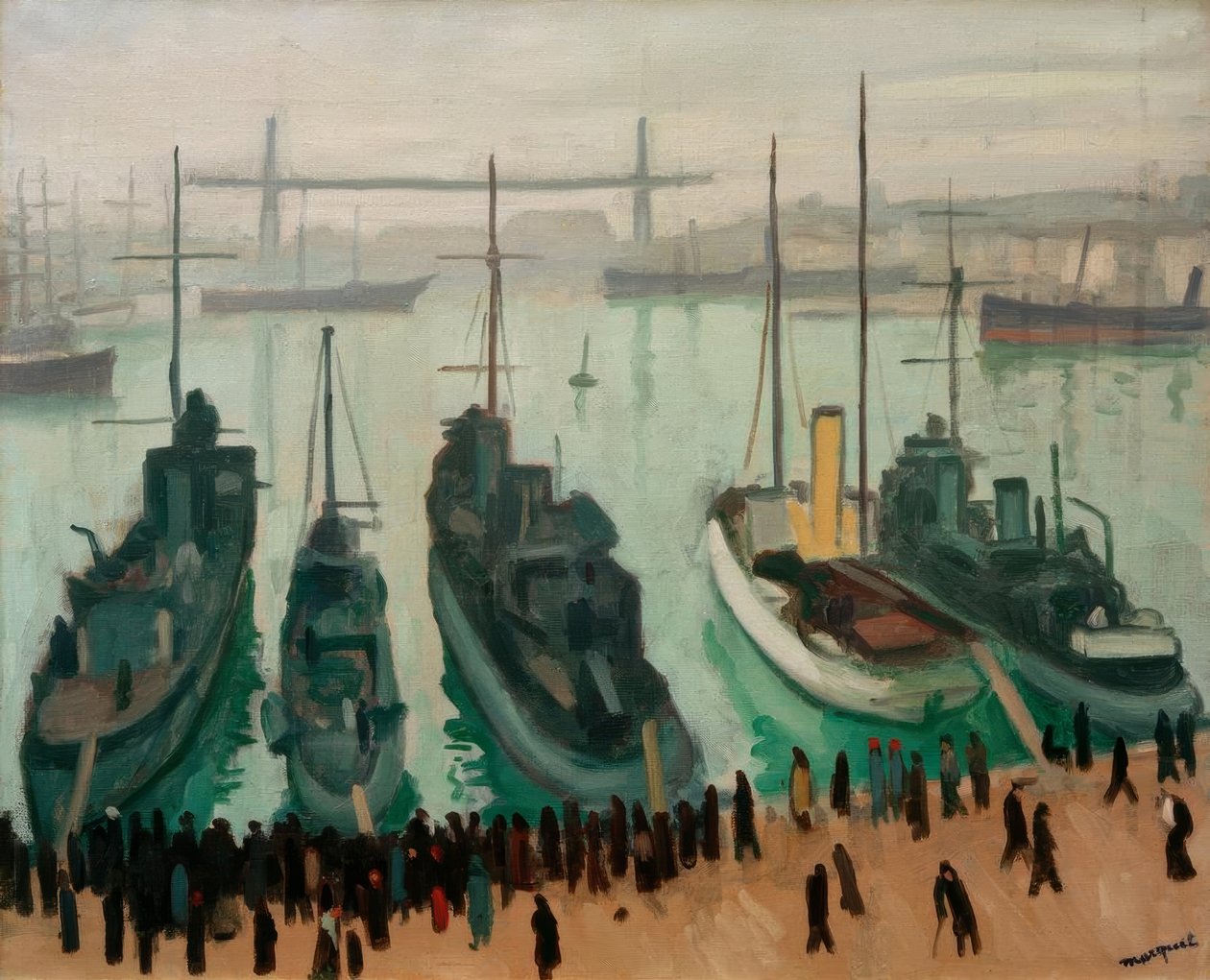 Der alte Hafen in Marseille von Albert Marquet