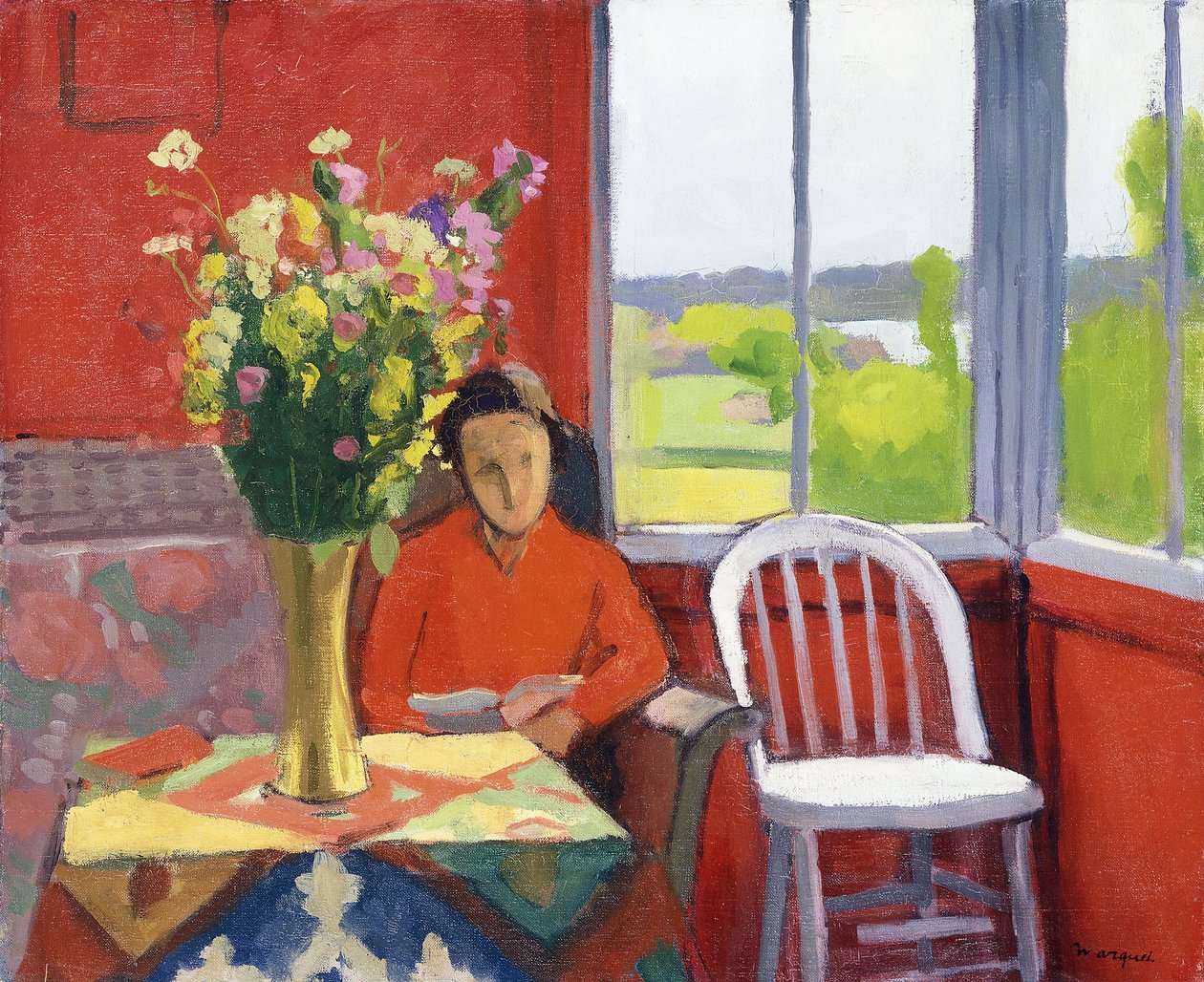 Innenraum in Hesnes, Norwegen von Albert Marquet