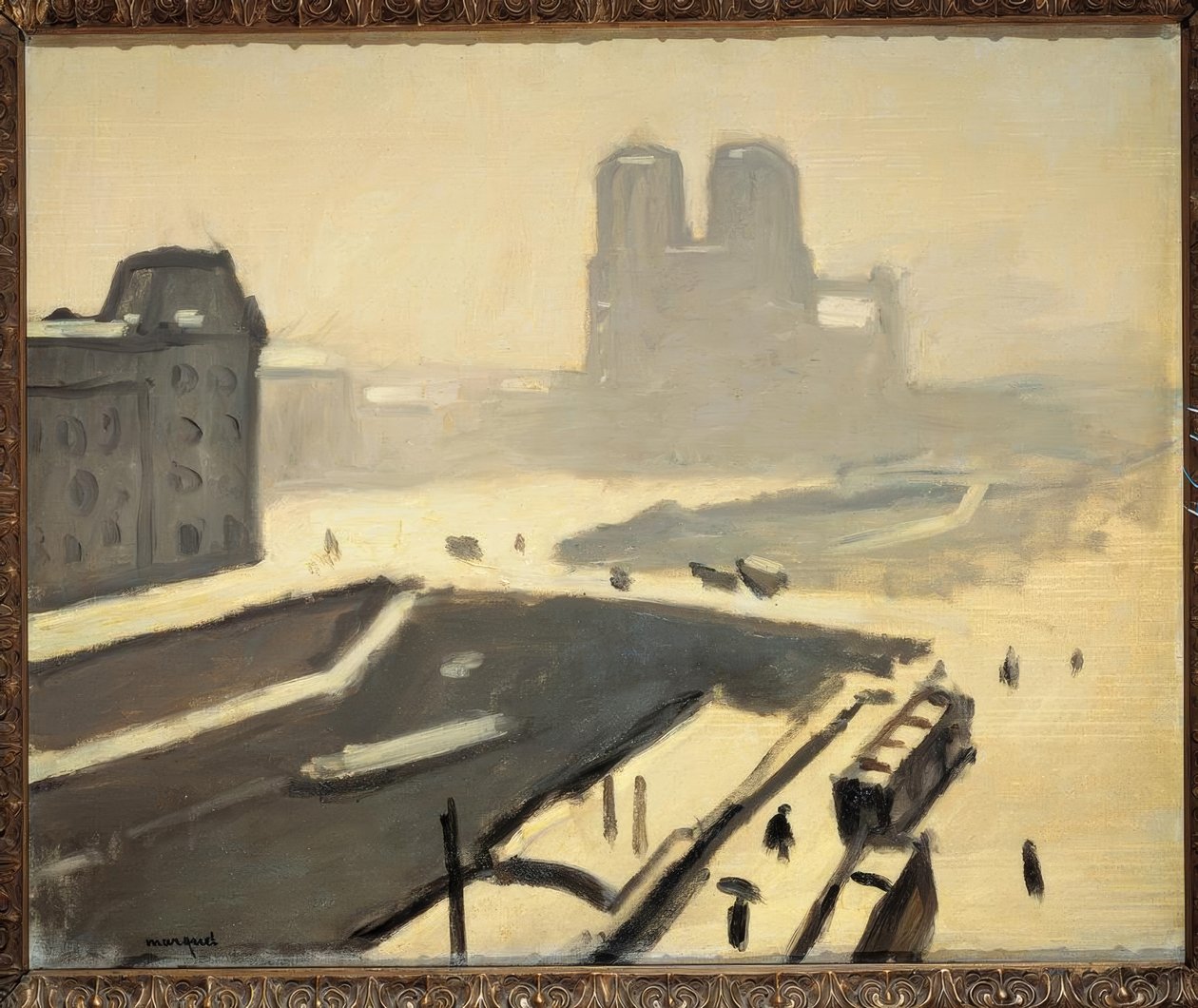 Paris im Winter (Die Pont Saint-Michel) von Albert Marquet