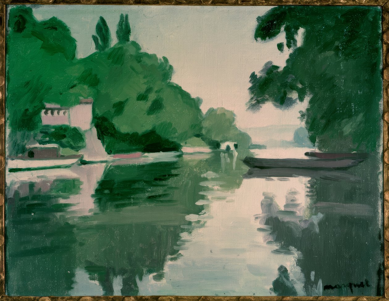Landschaft in Chenevières von Albert Marquet