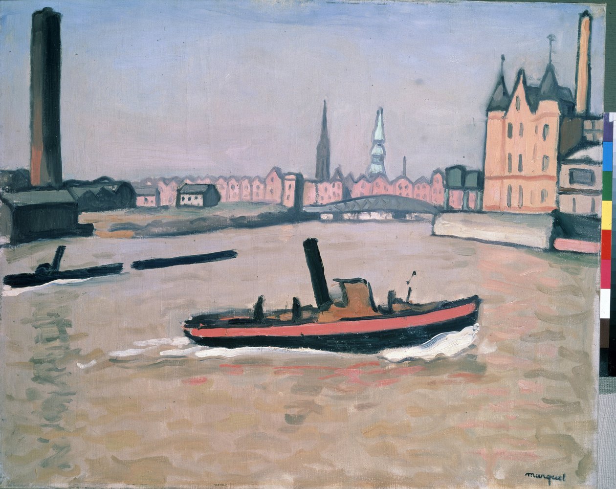Der Hafen von Hamburg 1909 von Albert Marquet